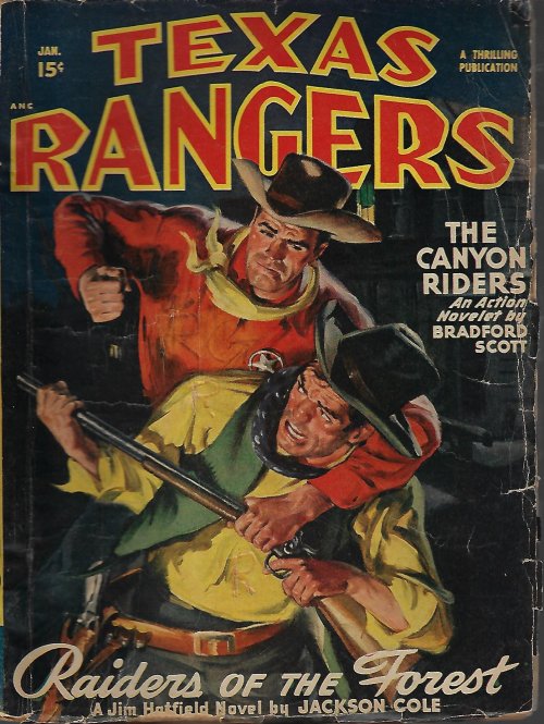 TEXAS RANGERS (JACKSON COLE; BRADFORD SCOTT; JOHNSTON MCCULLEY; LEE BOND; DUPREE POE) - Texas Rangers: January, Jan. 1949 (