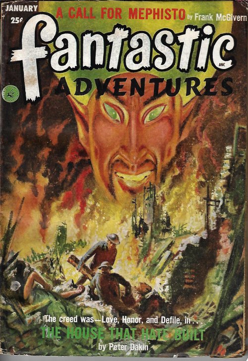 FANTASTIC ADVENTURES (PETER DAKIN; FRANK MCGIVERN; CHESTER S. GEIER; E. K. JARVIS) - Fantastic Adventures: January, Jan. 1953