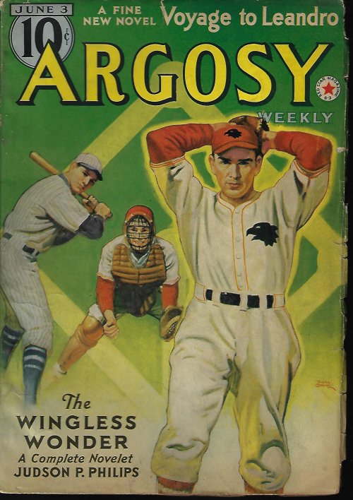 ARGOSY (JUDSON P. PHILIPS; STOOKIE ALLEN; HOWARD RIGSBY; FOSTER-HARRIS; JOHN STROMBERG; CRAWFORD SULLIVAN; PHILIP KETCHUM; JIM KJELGAARD; HUGH PENTECOST) - Argosy Weekly: June 3, 1939 (
