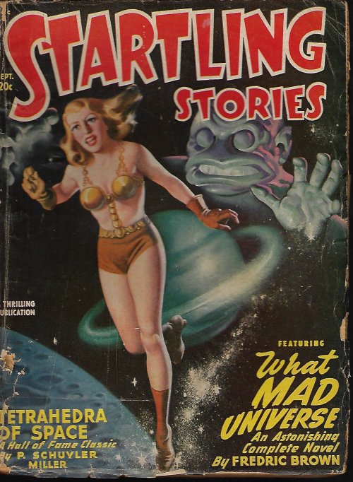 STARTLING (FREDRIC BROWN; P. SCHUYLER MILLER; DOROTHY & JOHN DE COURCY; JOHN D. MACDONALD; JACK VANCE) - Startling Stories: September, Sept. 1948 (