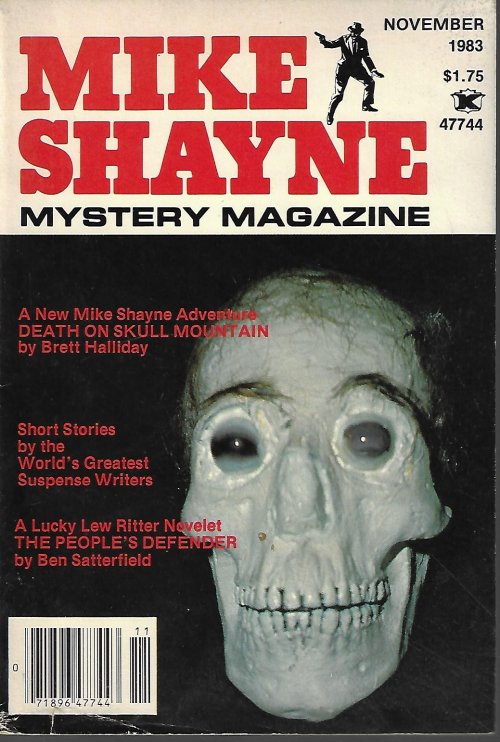 MIKE SHAYNE MYSTERY (BRETT HALLIDAY; BEN SATTERFIELD; DAN J. MARLOWE; BUZZ DIXON; DICK STODGHILL; JERRY JACOBSON; PETER A. HOUGH; A. M. LIGHTNER; JOHN BALL) - Mike Shayne Mystery Magazine: November, Nov. 1983