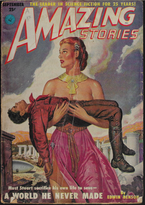 AMAZING (EDWIN BENSON; FRANK M. ROBINSON; WILLARD HAWKINS; WILLIAM P. MCGIVERN; GENE HUNTER) - Amazing Stories: September, Sept. 1951