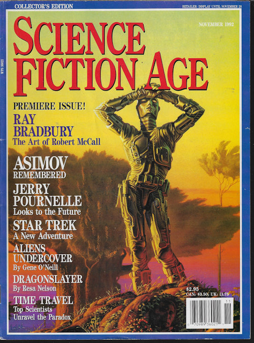 SCIENCE FICTION AGE (ADAM-TROY CASTRO; GENE O'NEILL; ARLAN ANDREWS; PAUL DI FILIPPO; RESA NELSON; DON WEBB; BARRY MALZBERG; ROBERT MCCALL; RAY BRADBURY) - Science Fiction Age: November, Nov. 1992