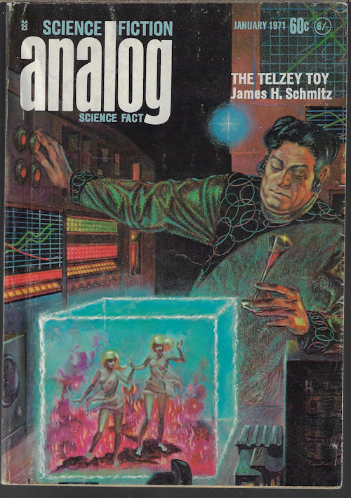 ANALOG (JAMES H. SCHMITZ; JACK WODHAMS; TAK HALLUS - AKA STEPHEN ROBINETT; M. R. ANVER; GORDON R. DICKSON) - Analog Science Fiction/ Science Fact: January, Jan. 1971 (