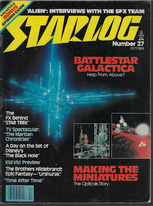 STARLOG (RAY BRADBURY; BROTHERS HIDEBRANDT) - Starlog: #27; October, Oct. 1979