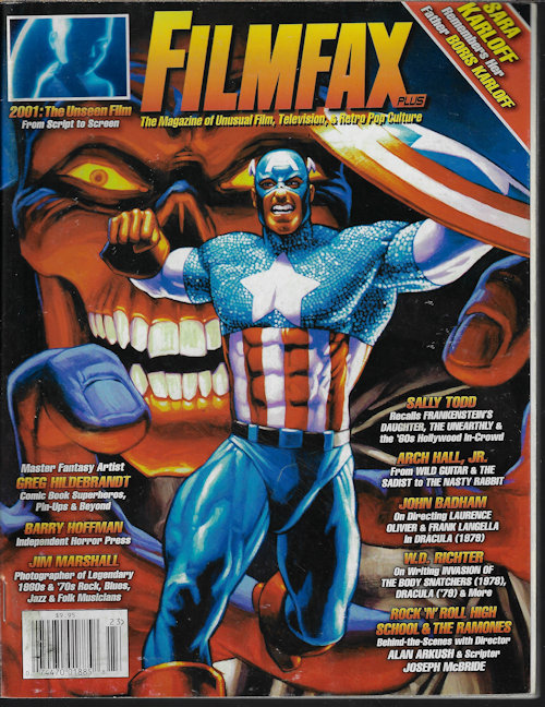 FILMFAXPLUS (FILMFAX) - Filmfaxplus the Magazine of Unusual Film, Television, & Retro Pop Culture #123, Spring 2010 (Captain America)