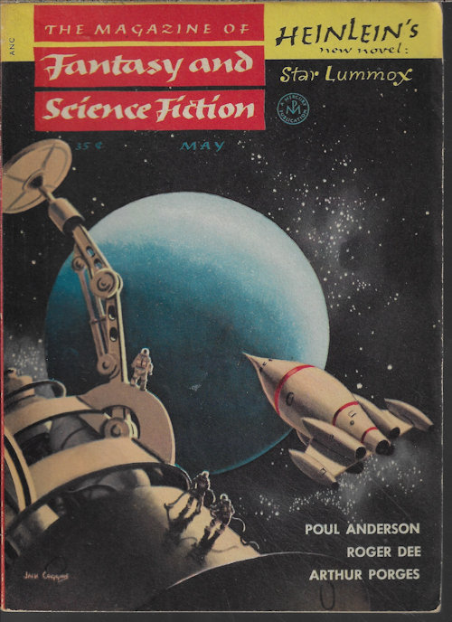 F&SF (ROBERT ABERNATHY; CHARLES WEBB; SAKI; EDWARD LEE; GORDON R. DICKSON; FRANCOIS AUGUSTIN PARADIS DE MONCRIF; WILLIAM MORRISON; ROBERT SHERMAN TOWNES; GLEN HENEXSON; PHILIP JOSE FARMER; PHILIP K. DICK; JOHN NOVOTNY) - The Magazine of Fantasy and Science Fiction (F&Sf): May 1954 (