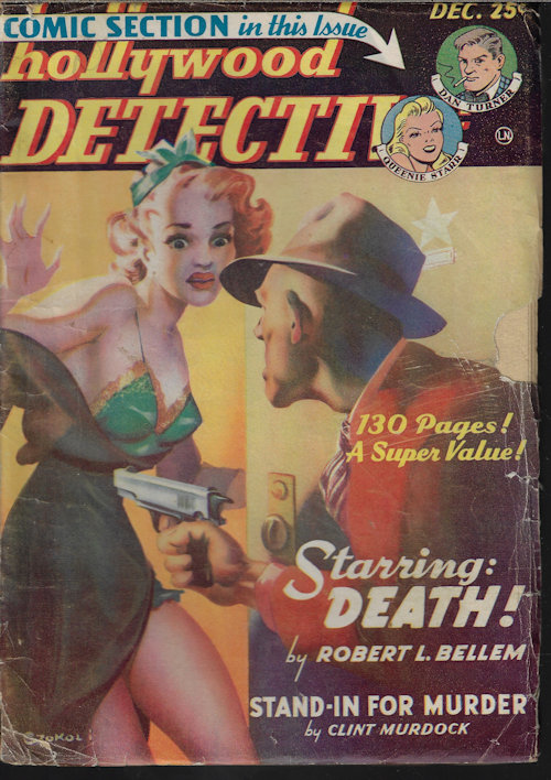 HOLLYWOOD DETECTIVE (ROBERT LESLIE BELLEM; CLINT MURDOCK; ANDREW J. COLLINS; GUY ANDERSON; CLARK DEMERY; DON MARDICK; KEN STANTON; BARREAUX; EUGENE LESLIE) - Hollywood Detective: December, Dec. 1949