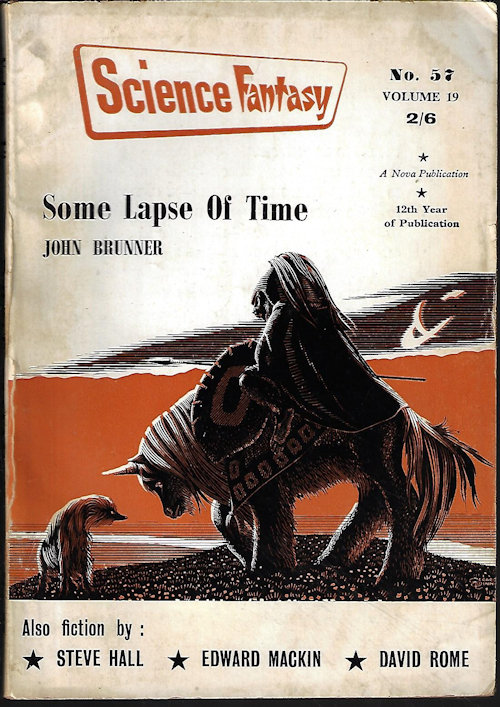 SCIENCE FANTASY (JOHN BRUNNER; STEVE HALL; EDWARD MACKIN; DAVID ROME) - Science Fantasy: No. 57, 1963