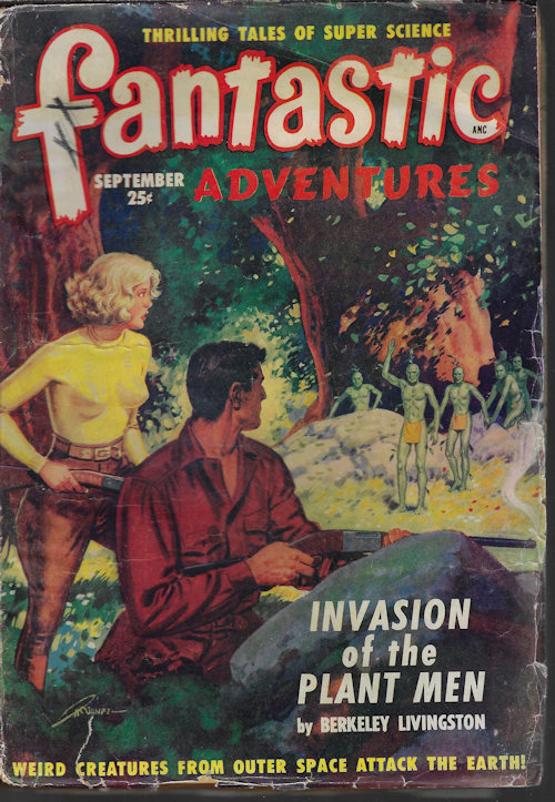 FANTASTIC ADVENTURES (ROBERT MOORE WILLIAMS; ROG PHILIPS) - Fantastic Adventures: September, Sept. 1949