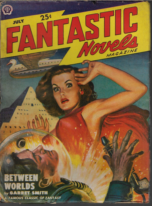 FANTASTIC NOVELS (GARRETT SMITH; L. R. SHERMAN; ELMER BROWN MASON) - Fantastic Novels: July 1949 (