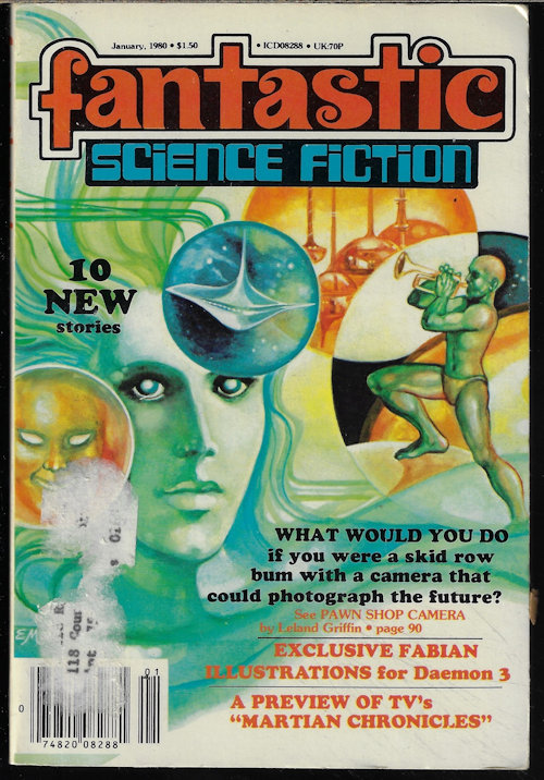 FANTASTIC (STEVE FABIAN; WILLIAM E. FARK; PAUL DELLINGER; DARRELL SCHWEITZER; L. A. P. MOORE; ROBERT H. BROWN; ALLAN D. MAURER; LELAND G. GRIFFIN; MURRAY LEINSTER; VINCENT ARGONDEZZI; STEVE RASNIC) - Fantastic Science Fiction: January, Jan. 1980