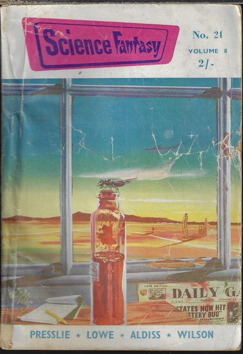 SCIENCE FANTASY (ROBERT PRESSLIE; MARGARET LOWE; BRIAN W. ALDISS; JONATHAN BURKE; RICHARD WILSON; BERTRAM CHANDLER; ROBERT SILVERBERG) - Science Fantasy: No. 24, 1957