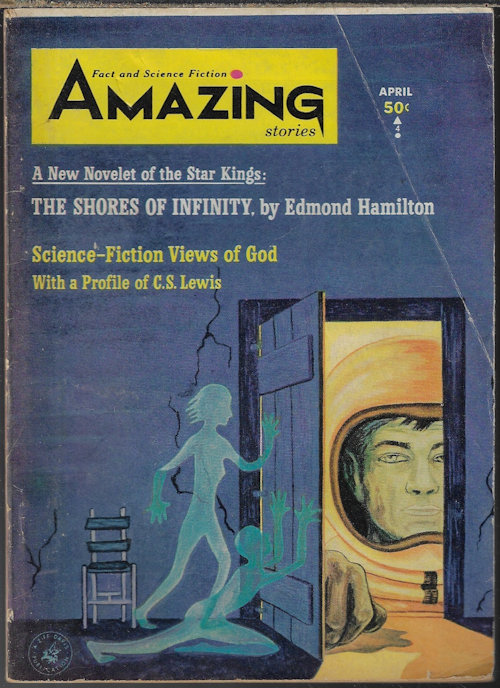 AMAZING (EDMOND HAMILTON; JOHN JAKES; ARTHUR PORGES; ROBERT ROHRER; JOHN BRUNNER; SAM MOSKOWITZ) - Amazing Stories: April. Apr. 1965