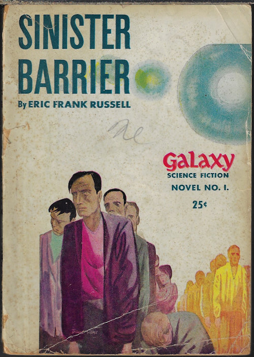 RUSSELL, ERIC FRANK - Sinister Barrier: Galaxy Science Fiction Novel #1