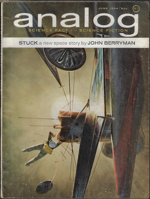 ANALOG (JOHN BERRYMAN; J. T. MCINTOSH; GORDON DICKSON; POUL ANDERSON; WALT & LEIGH RICHMOND; JAMES H. SCHMITZ; EDWARD C. WALTERSCHEID) - Analog Science Fact/ Science Fiction: June 1964