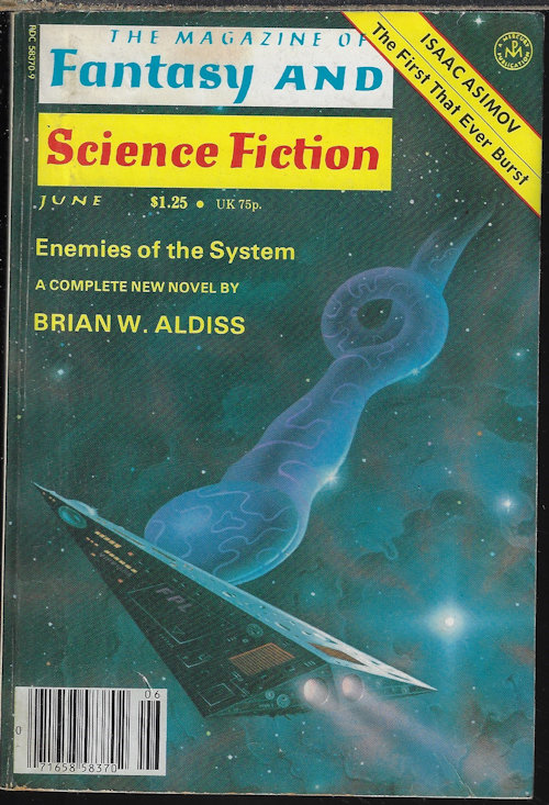 F&SF (BRIAN W. ALDISS; JANE YOLEN; LEE KILLOUGH; GORDON EKLUND; FRANK SISK; JACK C. HALDEMAN; GARY JENNINGS; ALEXEI & CORY PANSHIN; GAHAN WILSON; BAIRD SEARLES; ISAAC ASIMOV) - The Magazine of Fantasy and Science Fiction (F&Sf): June 1978