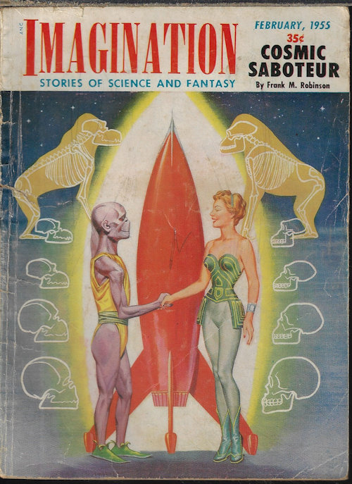 IMAGINATION (FRANK M. ROBINSON; RAYMOND E. BANKS; WINSTON MARKS; EDWARD W. LUDWIG; FRANK FREEMAN) - Imagination Stories of Science and Fantasy: February, Feb. 1955