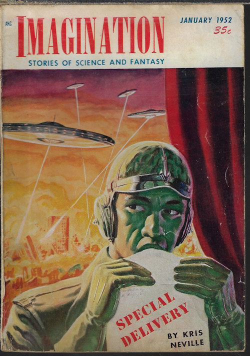IMAGINATION (KRIS NEVILLE; JOHN W. JAKES; SHERWOOD SPRINGER; FOX B. HOLDEN; RICHARD MATHESON; MARGARET ST. CLAIR; CHESTER S. GEIER) - Imagination Stories of Science and Fantasy: January, Jan. 1952