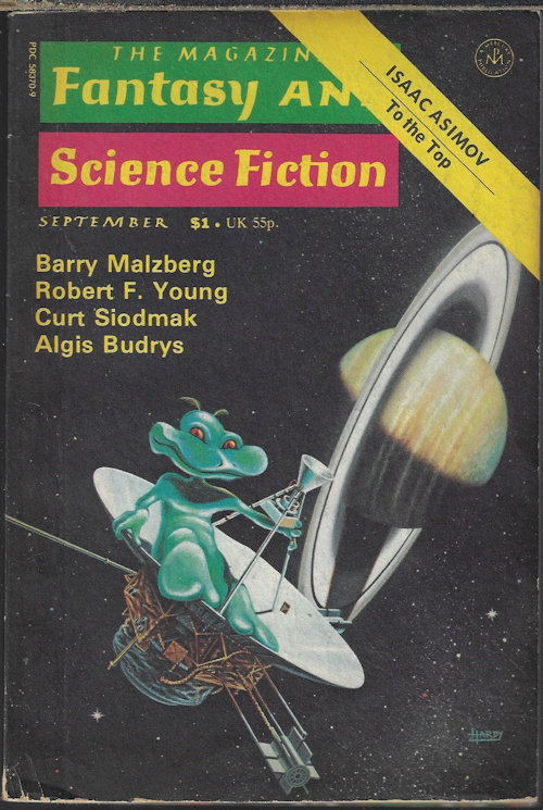 F&SF (ALGIS BUDRYS; HERBIE BRENNAN; JANE YOLEN; CURT SIODMAK; ROBERT F. YOUNG; LIZ HUFFORD) - The Magazine of Fantasy and Science Fiction (F&Sf): September, Sept. 1976 (