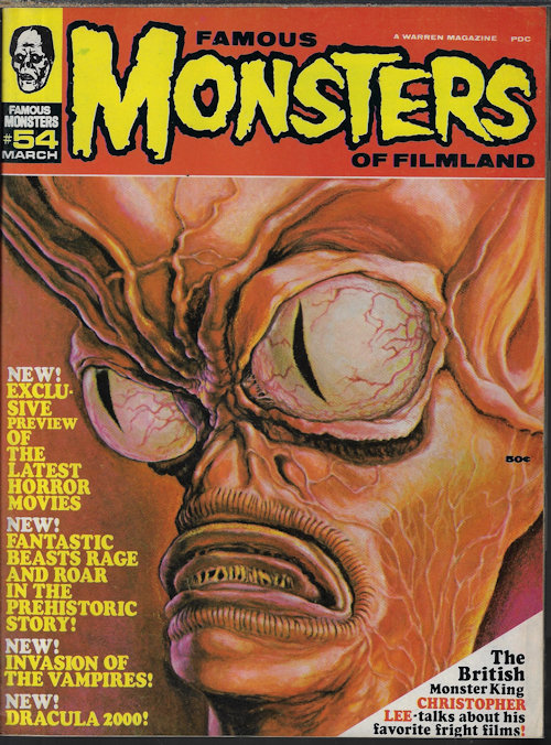 FAMOUS MONSTERS OF FILMLAND - Famous Monsters of Filmland: #54 (March, Mar. 1969)