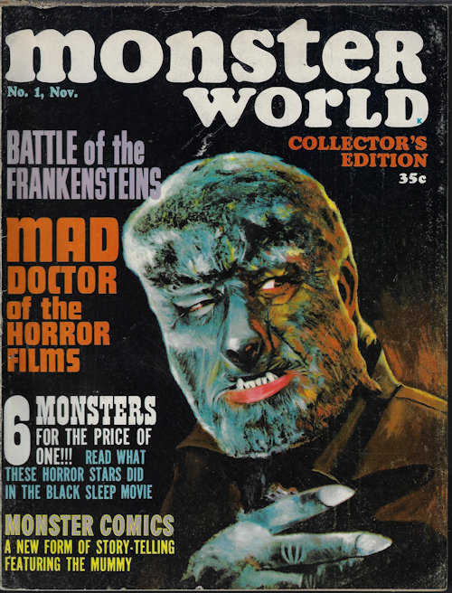 MONSTER WORLD - Monster World: #1, November, Nov. 1964