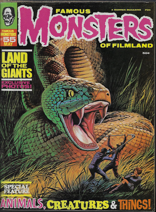 FAMOUS MONSTERS OF FILMLAND - Famous Monsters of Filmland: #55 (May 1969)