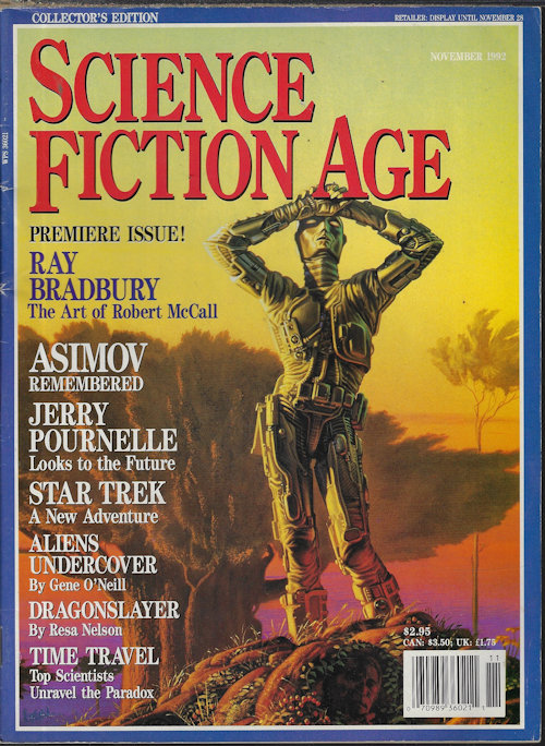 SCIENCE FICTION AGE (ADAM-TROY CASTRO; GENE O'NEILL; ARLAN ANDREWS; PAUL DI FILIPPO; RESA NELSON; DON WEBB; BARRY MALZBERG; ROBERT MCCALL; RAY BRADBURY) - Science Fiction Age: November, Nov. 1992