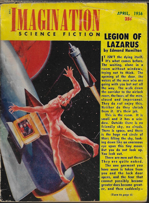 IMAGINATION (EDMOND HAMILTON; MILTON LESSER; DICK PURCELL; PAUL W. FAIRMAN; ALEXANDER BLADE; C. H. THAMES - AKA MILTON LESSER) - Imagination Science Fiction: April, Apr. 1956