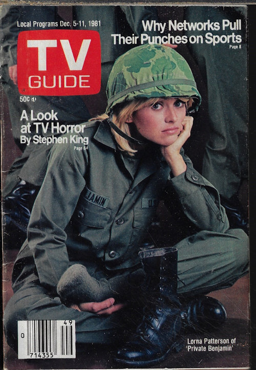 TV GUIDE (STEPHEN KING) - Tv Guide: December, Dec. 5-11, 1981 (Private Benjamin)
