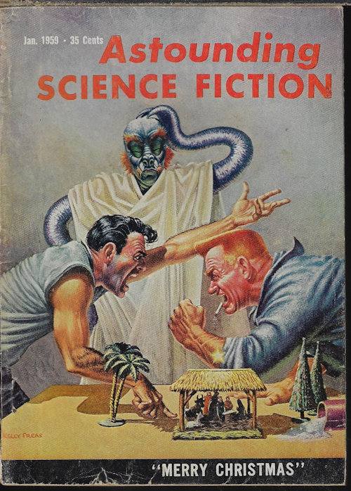 ASTOUNDING (A. BERTRAM CHANDLER; POUL ANDERSON; ROBERT & BARBARA SILVERBERG; GORDON R. DICKSON; CHARLES V. DE VET; ERIC FRANK RUSSELL) - Astounding Science Fiction: January, Jan. 1959