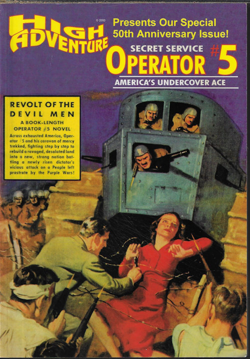 HIGH ADVENTURE (JOHN GUNNISON, EDITOR)(CURTIS STEELE; BENTON HILL; MORTON TANEY; DALE DEV. KIER) - High Adventure No. 50 (Operator 5 May - June 1938)