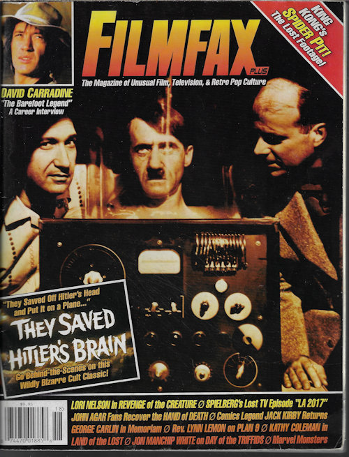 FILMFAXPLUS (FILMFAX) (JACK KIRBY - Filmfaxplus the Magazine of Unusual Film, Television, & Retro Pop Culture #118, July - September, Sept. 2008