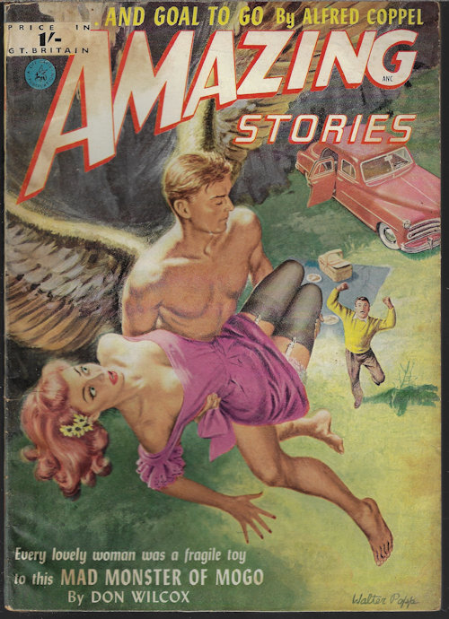 AMAZING STORIES (DON WILCOX; IRVING COX, JR.; WILLARD HAWKINS; AUTHOR UNBORN; LESTER DEL REY; ALFRED COPPEL) - Amazing Stories: No. 19 (Cooresponds in Us with November, Nov. 1952)