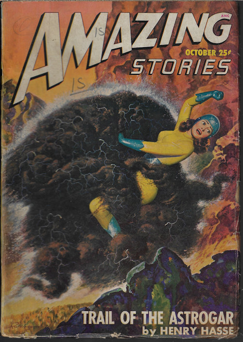 AMAZING (HENRY HASSE; ROG PHILLIPS; DON WILCOX; FRANCES M. DEEGAN; GUT ARCHETTE; WILLIAM P. MCGIVERN) - Amazing Stories: October, Oct. 1947