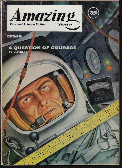 AMAZING (J. F. BONE; JOHN B. HARRIS - AKA JOHN WYNDHAM; MACK REYNOLDS; THEODORE L. THOMAS; SAM MCCLATCHIE, MD; LESTER DEL REY) - Amazing Science Fiction Stories: December, Dec. 1960
