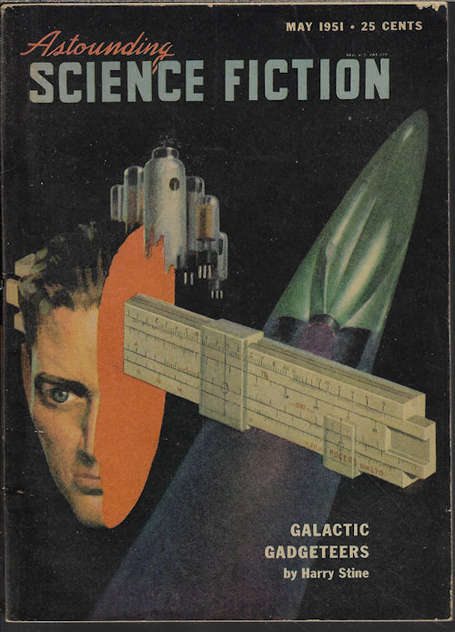 ASTOUNDING (HARRY STINE; WALTER M. MILLER, JR.; HORACE B. FYFE; RUSSELL SAUNDERS; JULIAN CHAIN; J. A. MEYER; ATOMIC ENERGY COMMISSION) - Astounding Science Fiction: May 1951