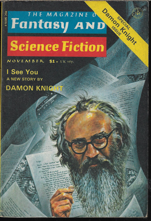 F&SF (ALGIS BUDRYS; MICHAEL G. CONEY; RICHARD FREDE; DON TROTTER; RAYLYN MOORE; L. SPRAGUE DE CAMP) - The Magazine of Fantasy and Science Fiction (F&Sf): November, Nov. 1976 (