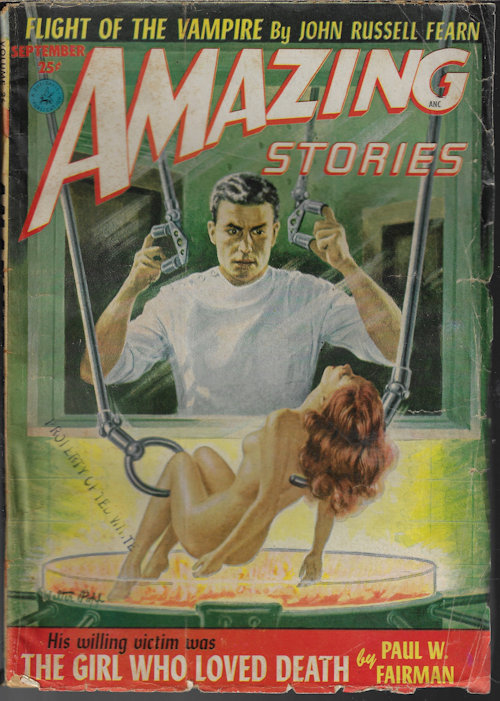 AMAZING (PAUL W. FAIRMAN; JOHN RUSSELL FEARN; ROG PHILLIPS; DEAN EVANS; WILLIAM P. MCGIVERN; H. B. HICKEY) - Amazing Stories: September, Sept. 1952