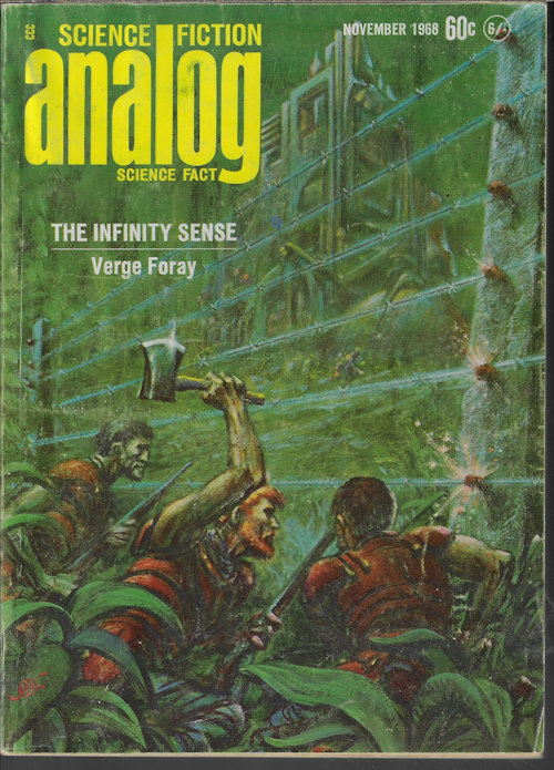 ANALOG (VERGE FORAY; JOHN T. PHILLIFENT; JACK WODHAMS; W. MACFARLANE; MICHALE KARAGEORGE - AKA POUL ANDERSON) - Analog Science Fiction/ Science Fact: November, Nov. 1968