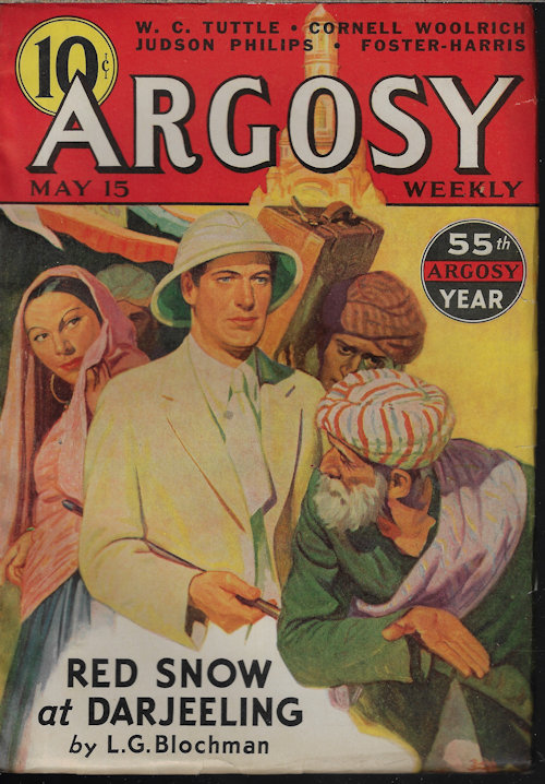 ARGOSY (L. G. BLOCHMAN; CARL RATHJEN; FOSTER-HARRIS; W. C. TUTTLE; STOOKIE ALLEN; JUDSON P. PHILLIPS; MARTIN MCCALL; PAUL ERNST; MAX BRAND) - Argosy Weekly: May 22, 1937 (