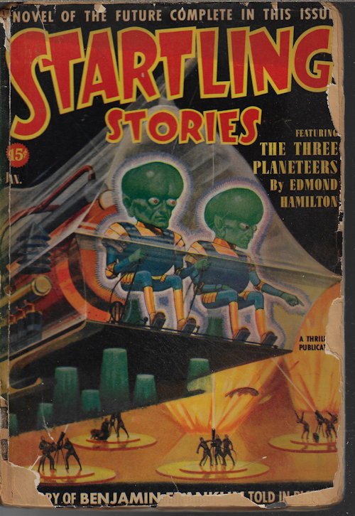 STARTLING (EDMOND HAMILTON; JACK BINDER; OSCAR J. FRIEND) - Startling Stories: January, Jan. 1940