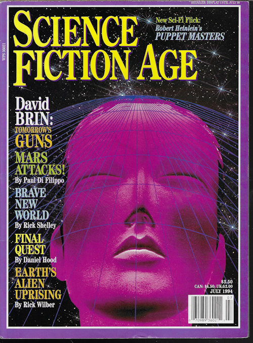 SCIENCE FICTION AGE (GEOFFREY A. LANDIS; MARK RICH; RICK WILBUR; BARRY N. MALZBERG; RICK SHELLY; DANIEL HOOD) - Science Fiction Age: July 1994