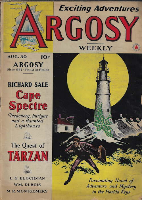 ARGOSY (A SEAMAN GUNNER; E. HOFFMAN PRICE; ROBERT ARTHUR; ROBERT ARTHUR; RICHARD SALE; WALTER C. BROWN; GEORGE MICHENER; EDGAR RICE BURROUGH) - Argosy Weekly: September, Sept. 6, 1941 (