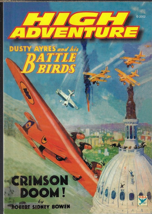 HIGH ADVENTURE (JOHN GUNNISON, EDITOR)(ROBERT SIDNEY BOWEN) - High Adventure No. 65 (Reprints Dusty Ayres and His Battle Birds, August, Aug. 1934)