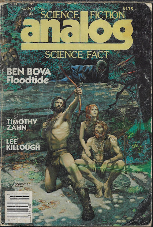 ANALOG (BEN BOVA; TIMOTHY ZAHN; KEI MORIYASU; MARY CARAKER; LEE KILLOUGH; LAWRENCE M. JANIFER) - Analog Science Fiction/ Science Fact: March, Mar. 1984