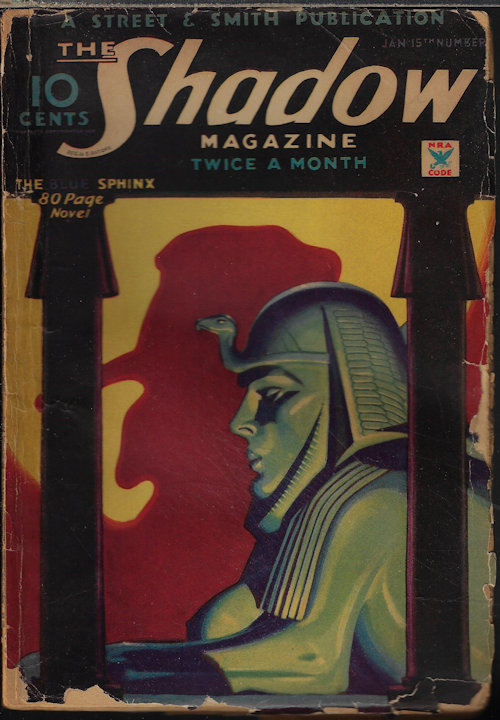 SHADOW (MAXWELL GRANT; ED LYBECK; DEAN CALLAHAN; MILTON BURNS; HENRY LYSING) - The Shadow: January, Jan. 15, 1935 (