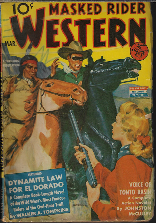 MASKED RIDER WESTERN (WALKER A. TOMPKINS; JOHNSTON MCCULLEY; CLINTON DANGERFIELD; GUNNISON STEELE; WRIGHT BRENT) - Masked Rider Western: March, Mar. 1943