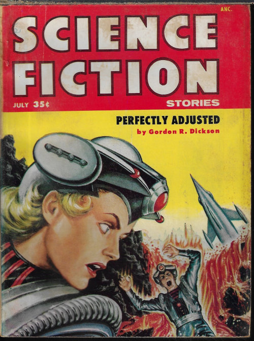 ORIGINAL SCIENCE FICTION (GORDON R. DICKSON; JOHN CHRISTOPHER; ERIC FRANK RUSSELL; PHILIP K. DICK; LES COLE) - The Original Science Fiction Stories: July 1955