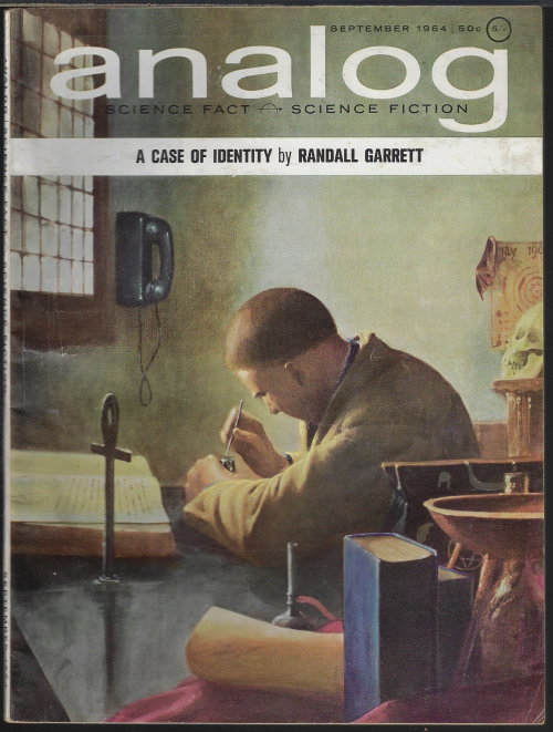 ANALOG (RANDALL GARRETT; JAMES H. SCHMITZ; PIERS ANTHONY & H. JAMES HOTALING; WILLIAM R. BURKETT, JR.; CAROLYN MEYER) - Analog Science Fact/ Science Fiction: September, Sept. 1964 (